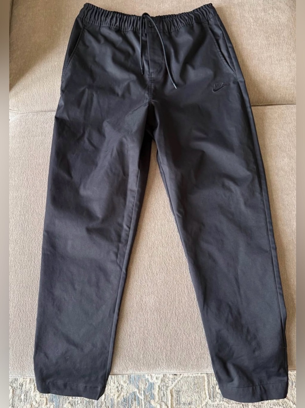 Nike Black Elastic Waist Jogger Pants